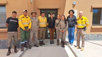 Incendios Forestales. Presencia territorial de Ambiente a través de la Base de Humahuaca