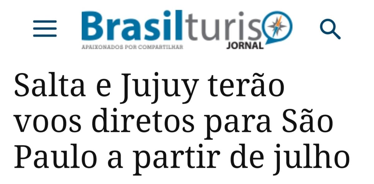 Importante repercusión de la promoción turística de Jujuy en medios de Brasil