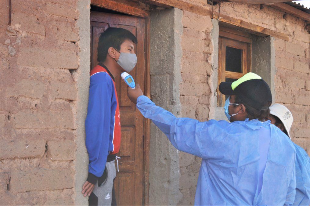 En Rinconada, abordaje sanitario integral casa por casa