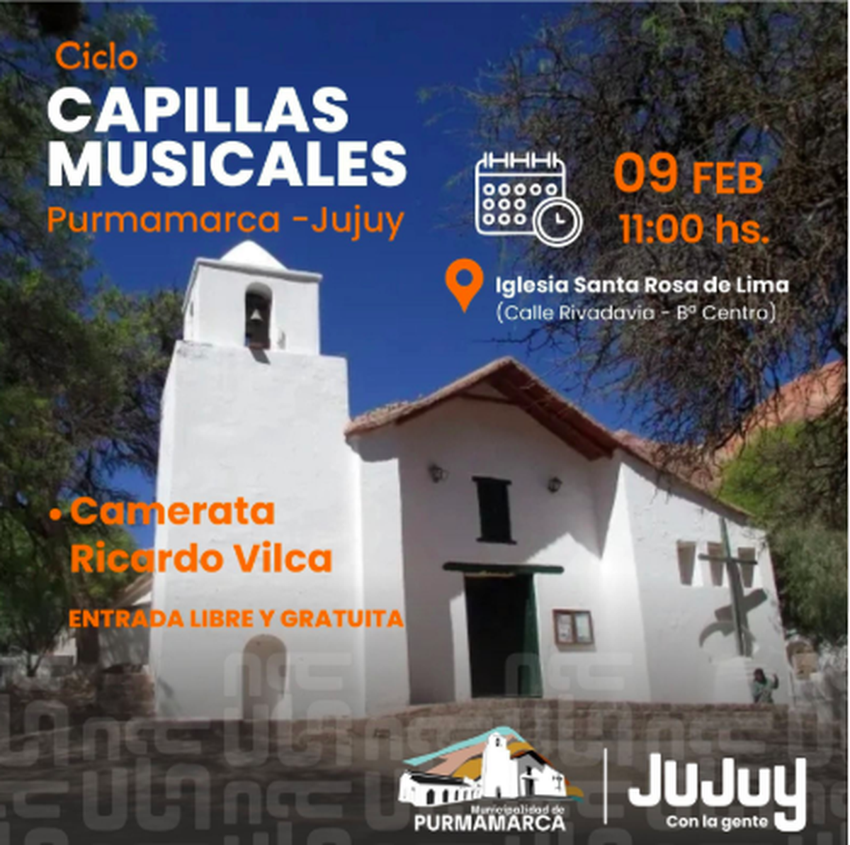 El ciclo Capillas Musicales llega al pueblo de los Siete Colores