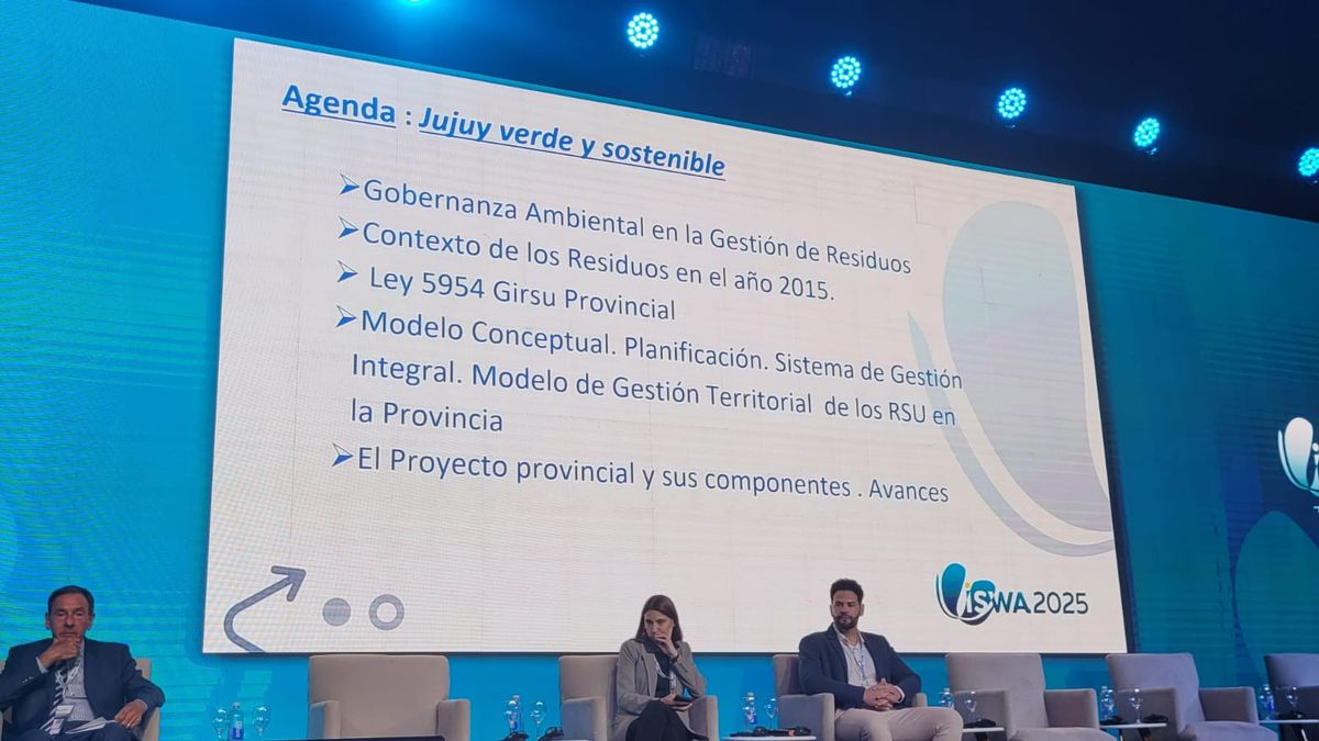 Jujuy expuso su modelo de gestión de residuos en el Congreso Mundial ISWA y destacó el impacto del Proyecto GIRSU
