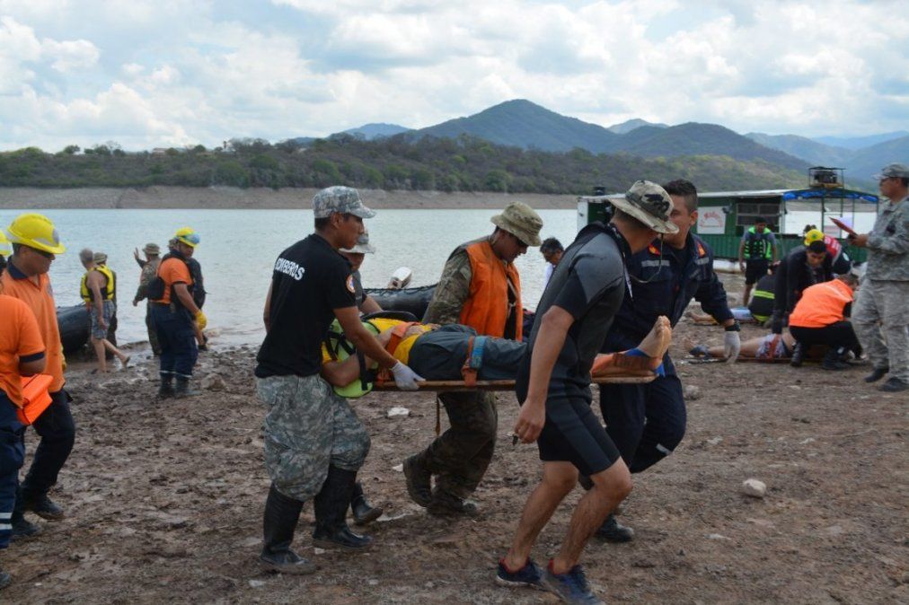 Ejercicio de respuesta inmediata: Rescate en el Dique Las Maderas