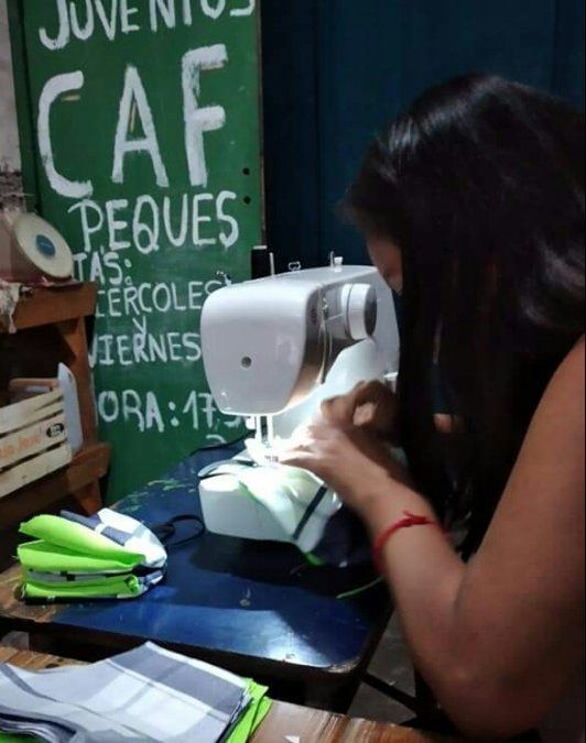 Proyecto sociocomunitario textil  del  Potenciar Trabajo  se encuentra en funcionamiento en Capital.