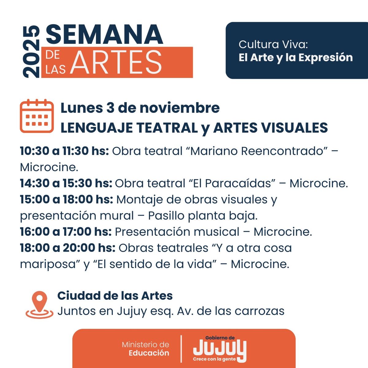 Semana de las Artes 2025: expresión y creatividad en un solo escenario Semana de las Artes 2025: expresión y creatividad en un solo escenario