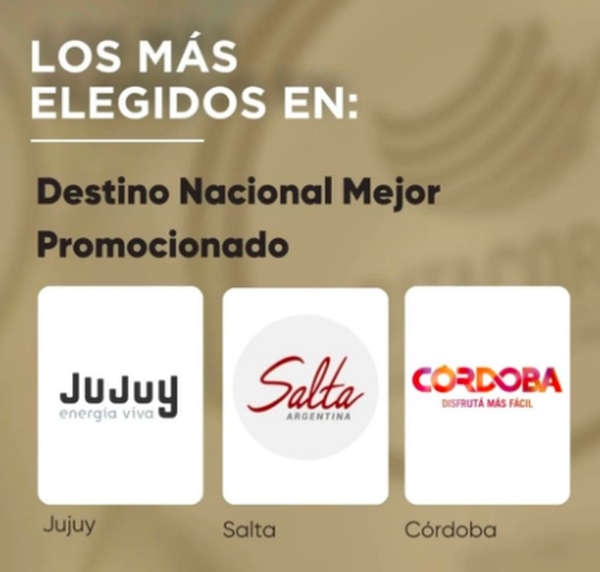 Jujuy entre los tres destinos nacionales más votados por los agentes de viaje, Premios Bitacora 2025