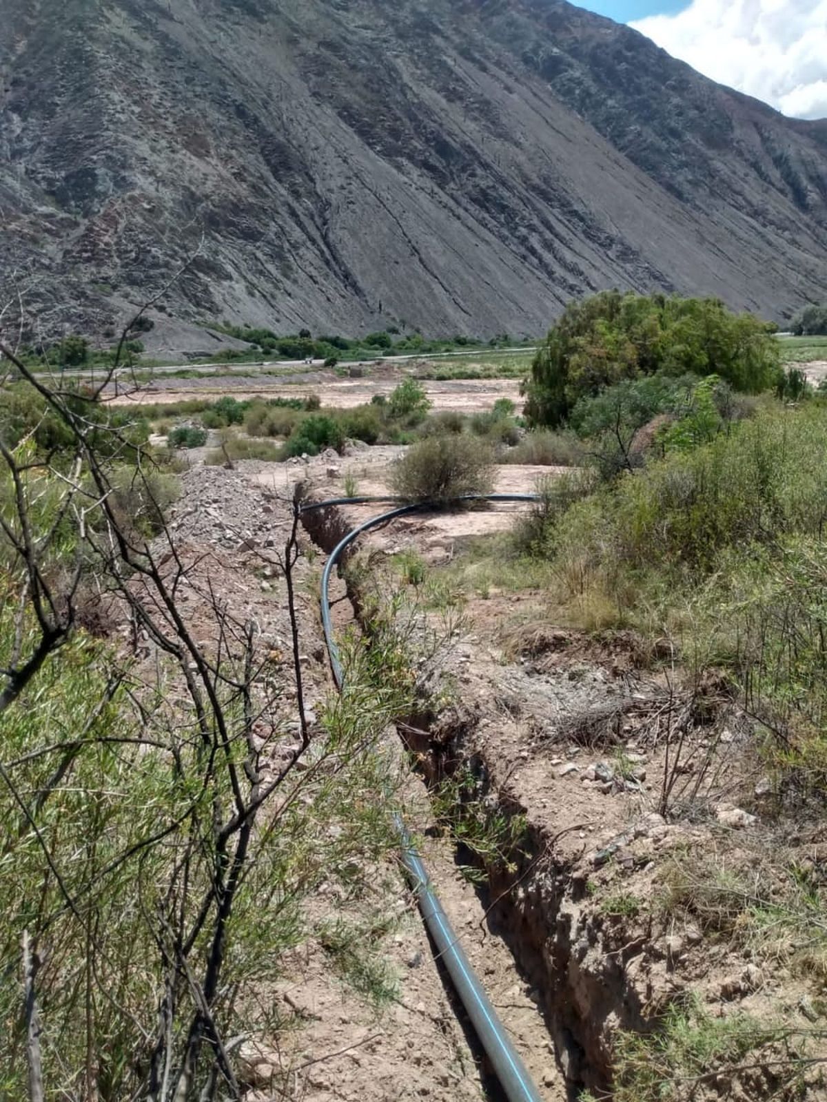 Agua Potable de Jujuy avanza con la obra de provisión de agua para la comunidad Coquena