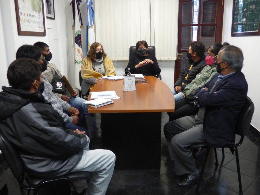 Reunión con integrantes de la Cooperativa de recuperadores La fortaleza, de Abra Pampa