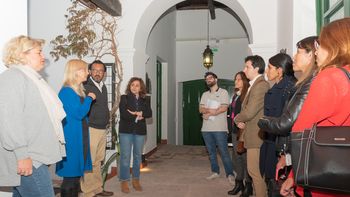 Autoridades provinciales y  nacionales durante el monitoreo, encabezados por Medina Zar y Serrano