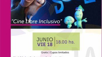 ciclo de cine inclusivo: se proyectara la pelicula soul de pixar