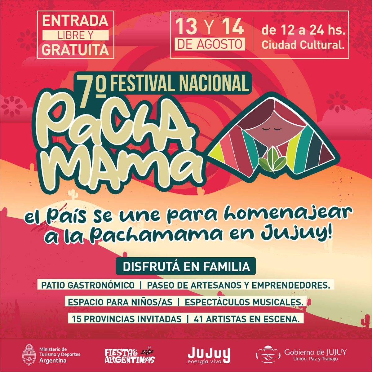 Todo listo para el Festival Nacional de la Pachamama