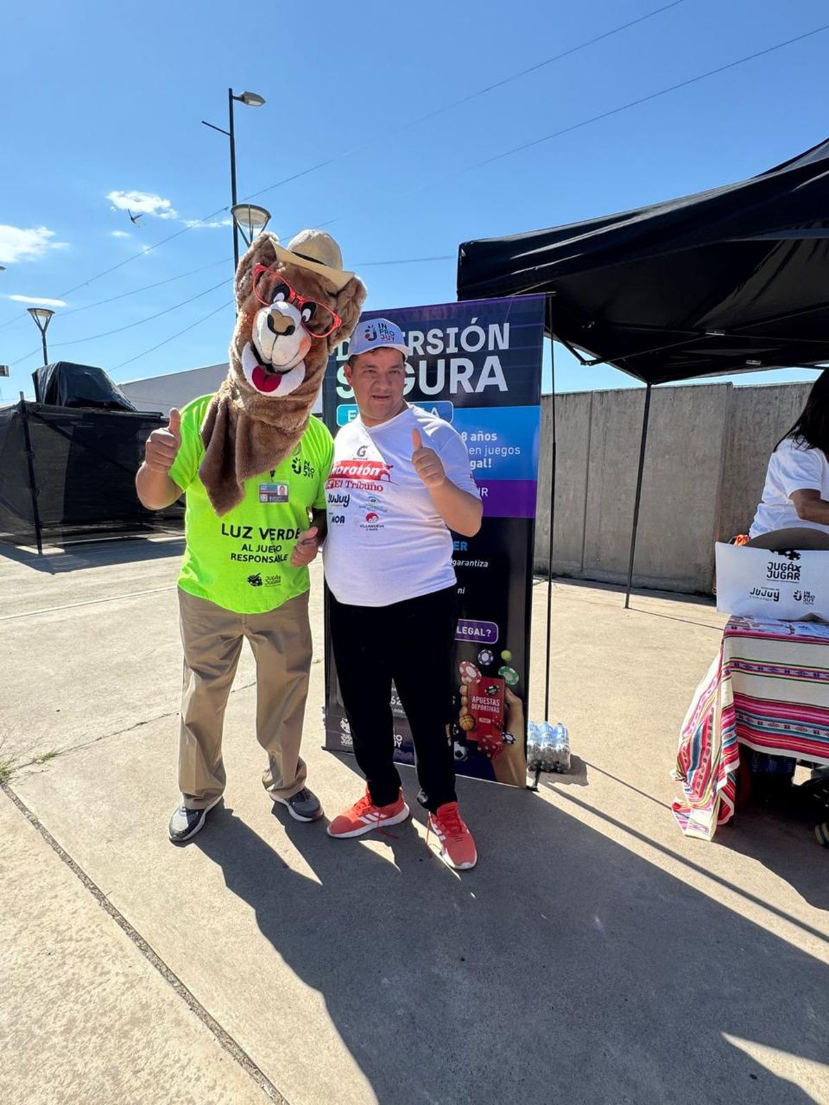 Promoviendo el juego responsable, INPROJUY participó de la Pintada Estudiantil