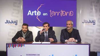el gobernador sadir presento el programa arte en territorio