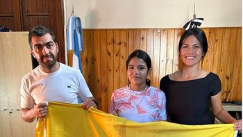 apoyo del gobierno a malena gimenez para participar del grand prix de tenis de mesa en mendoza