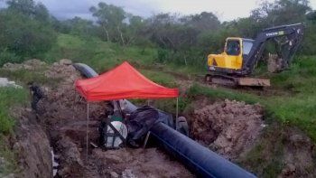 para mejorar su rendimiento realizaron obras en el nuevo acueducto de agua cruda