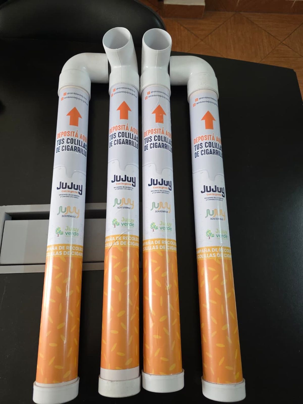 Ambiente entregó Puntos de Acopio para collillas de cigarrillos