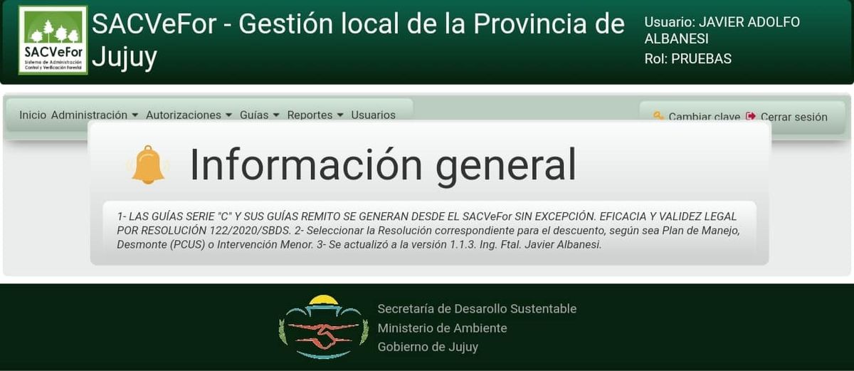 Jujuy: notable eficiencia en el control de guías forestales