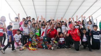 Con éxito se realizó la Mini Maratón Infantil
