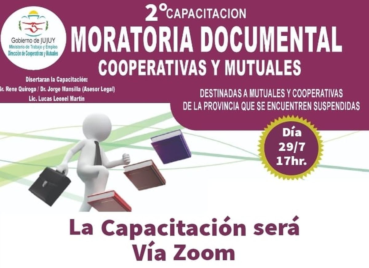 2° Capacitación Moratoria Documental de Cooperativas y Mutuales