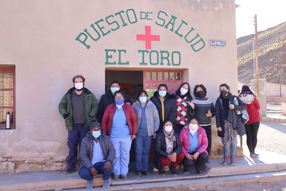 Comunidad de El Toro recibió a los equipos de salud