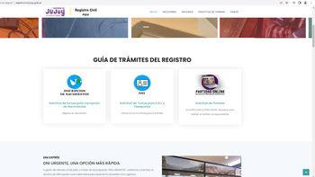 registro civil: se entregaron mas de 500 partidas via web