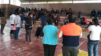 operativo de gestion de residuos durante la peregrinacion al santuario de la virgen