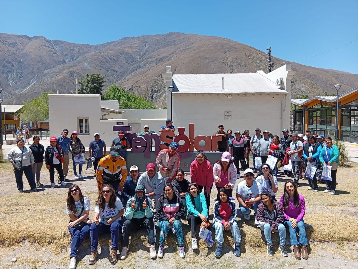 Jornada de integración para cooperativas de recuperadores en el Tren Solar de la Quebrada