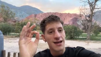 Nico Voutrinas enamorado del paisaje jujeño