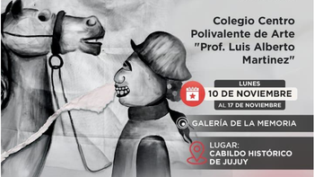 Muestra abierta hasta el 17 de noviembre: estudiantes del Polivalente de Arte homenajean a Molina Campos