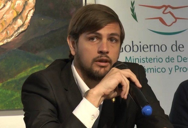 Ministro de Desarrollo Económico y Producción Exequiel Lello Ivacevich