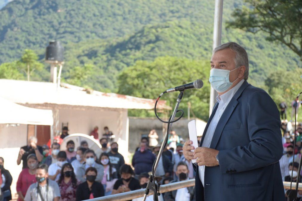 Gerardo Morales entregó equipamiento a productores y productoras de las Yungas.