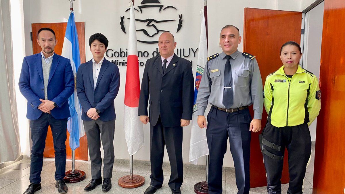 El Ministro Martín recibió la visita de Yuta Amataka Segundo Secretario y el Manager de seguridad de la Embajada de Japón en Argentina. 