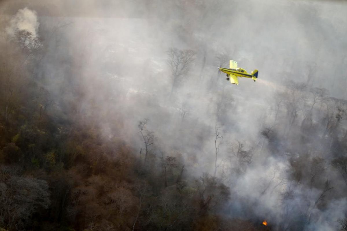 COE: Situación incendio forestal en Yuto