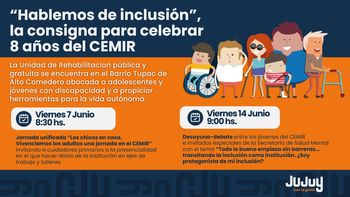 hablemos de inclusion, la consigna para celebrar 8 anos del cemir