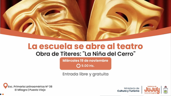 El teatro llega a Puesto Viejo con una función gratuita de títeres