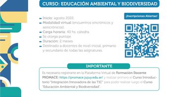 educacion ambiental: en agosto inicia la formacion docente