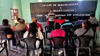 discapacidad: taller de sensibilizacion y concientizacion en el talar
