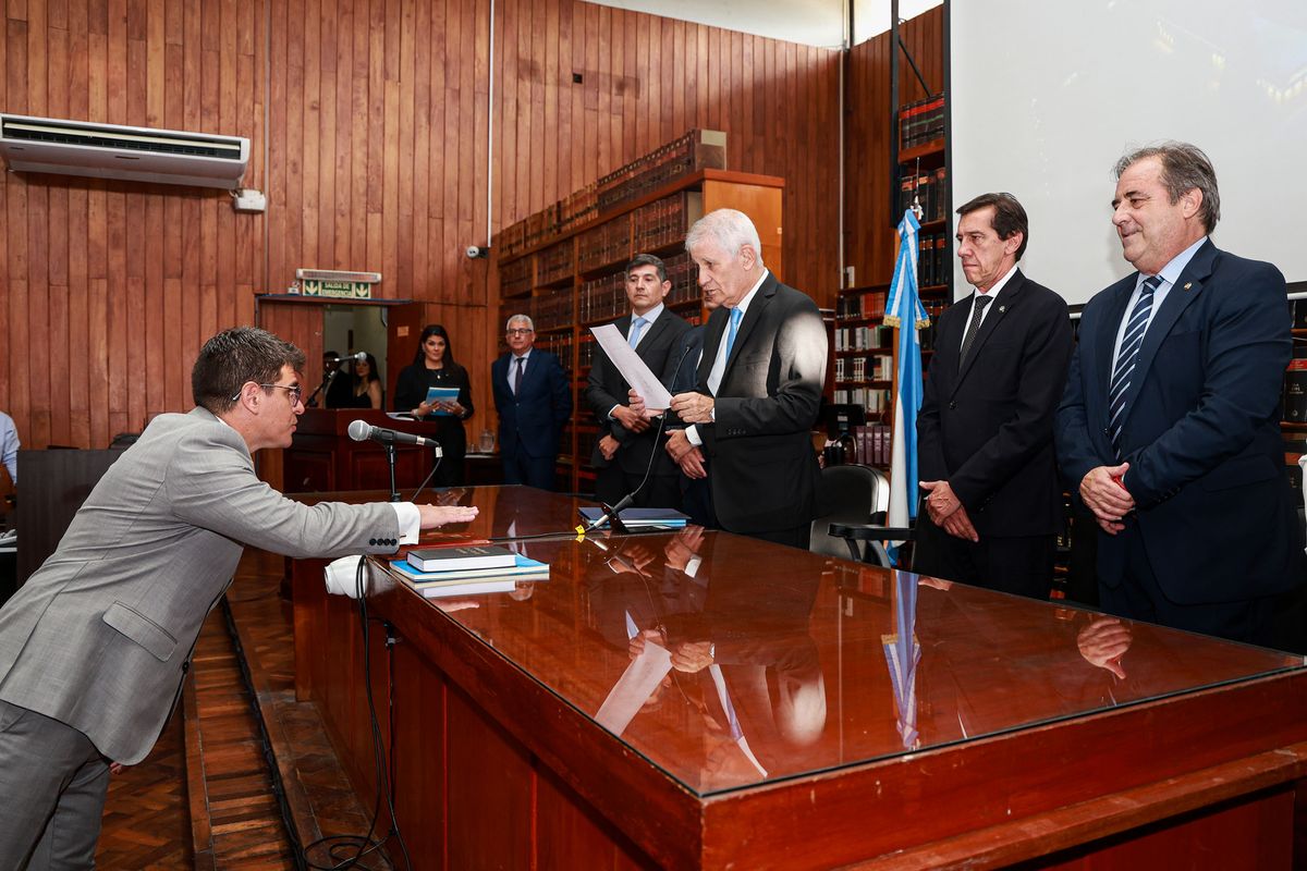 Sadir acompañó el acto institucional de asunción de jueces de la Corte Suprema de Justicia