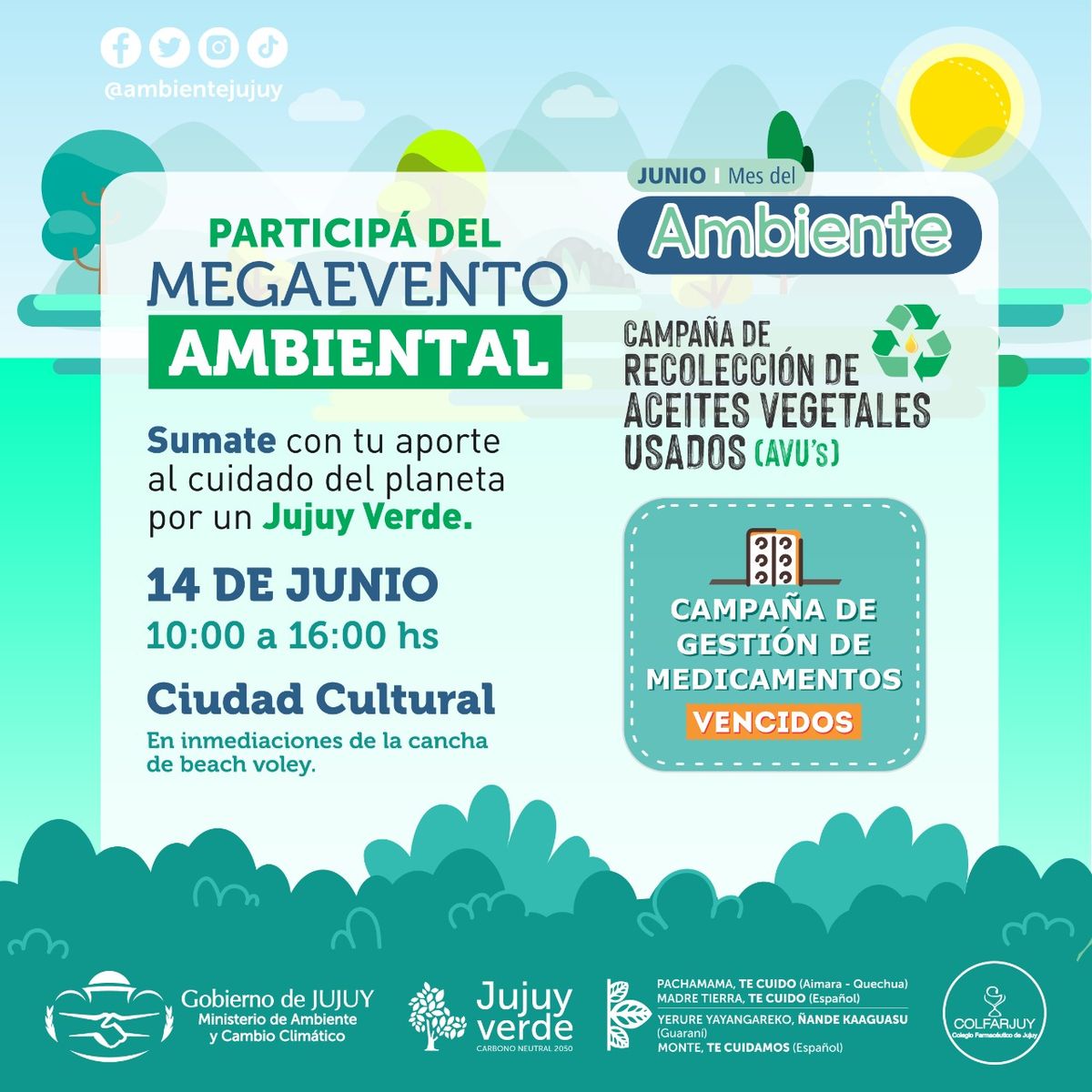 Este martes se realizará una Mega Maratón de reciclaje en Jujuy