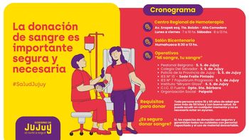 cada donante voluntario de sangre puede salvar hasta cuatro vidas