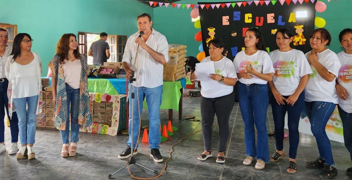 La ministra Martínez dejó inaugurado el programa “Escuela de Verano” en El Talar