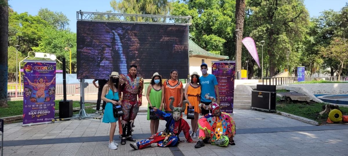 El Carnaval de Colores se promocionó en el Norte Argentino
