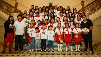 Adoración y agasajo de pesebres en Casa de Gobierno