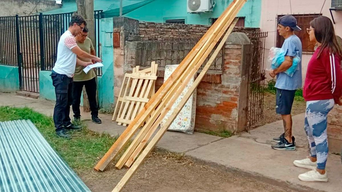Acompañamiento a familias de Yungas afectadas por incendios en sus viviendas