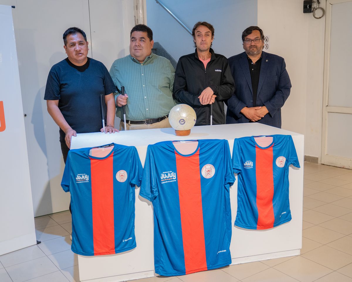 Presentación del Torneo Interzonal de Copa de Plata de Fútbol para Ciegos en Jujuy