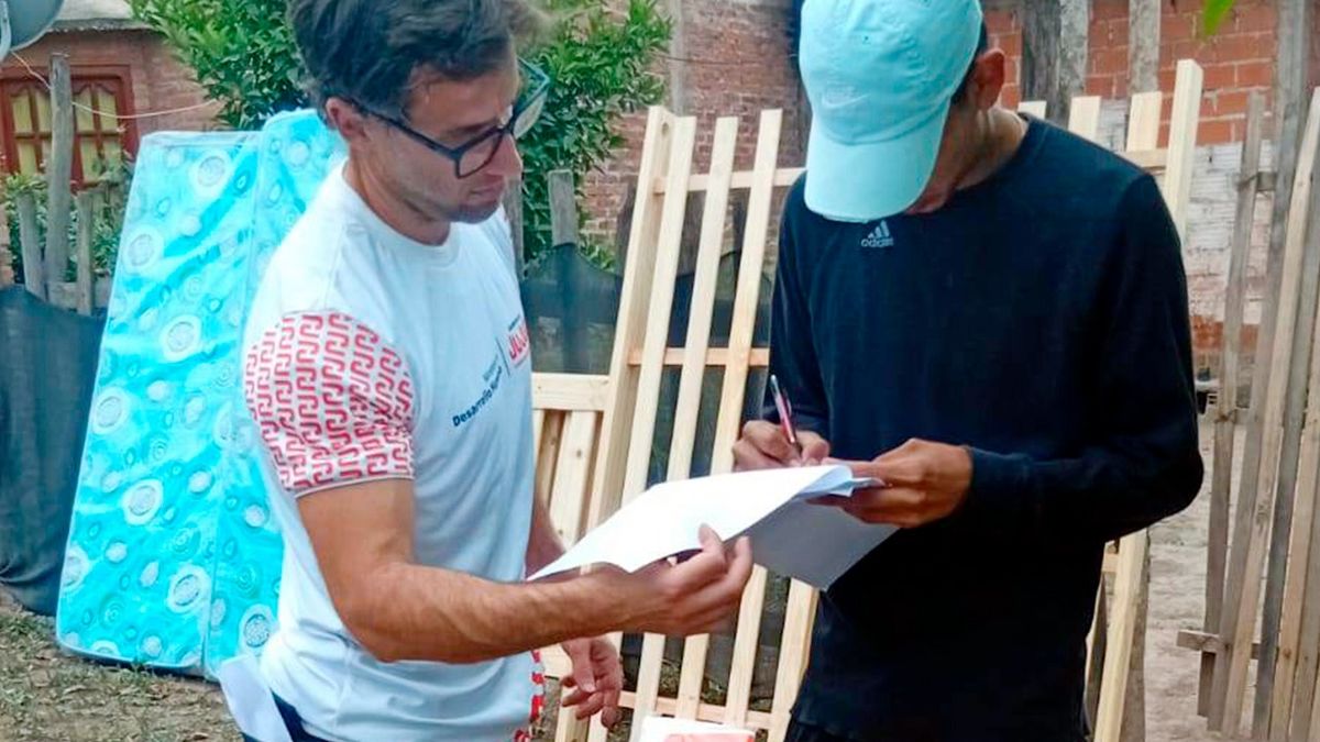 Acompañamiento a familias de Yungas afectadas por incendios en sus viviendas