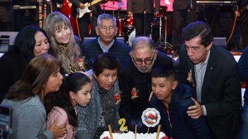 Con participación del gobernador, el barrio Mariano Moreno festejó por partida doble