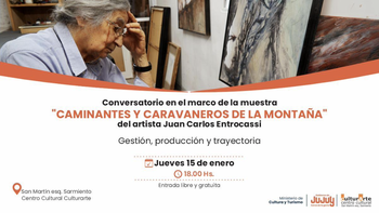 Arte, trayectoria y proceso creativo: conversatorio gratuito de Juan Carlos Entrocassi
