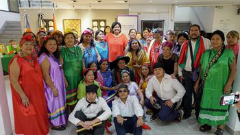 presentaron el arete guasu, la fiesta grande del pueblo guarani