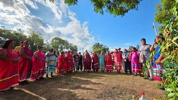 Fiesta grande del pueblo guaraní: el Gobierno de Jujuy acompañó la ceremonia del Arete Guazú en El Talar