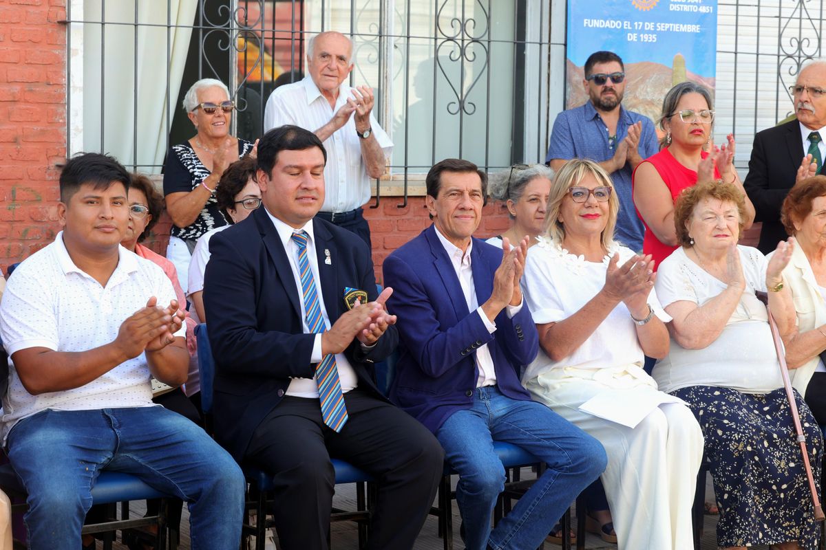 Sadir acompañó a la comunidad rotaria en el aniversario del Rotary Club Internacional